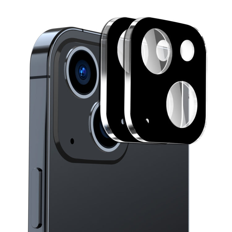 2 uds ENKAY Hat-Prince 9H lente de cámara trasera película de vidrio templado, For iPhone 16 Pro / 16 Pro Max, For iPhone 16 / 16 Plus, For iPhone 15 Pro / 15 Pro Max, For iPhone 15 / 15 Plus