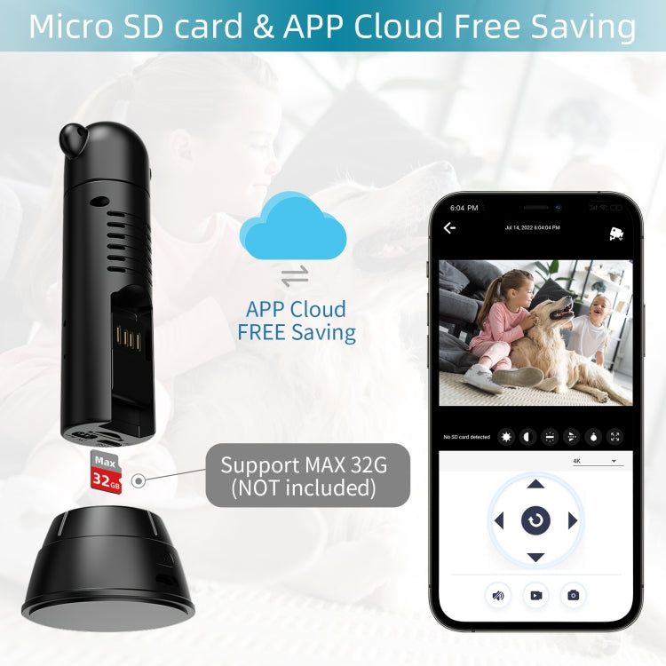 V10 HD Infrarrojo Hogar Visión nocturna Mini cámara Control remoto Cámara de seguridad familiar, V10