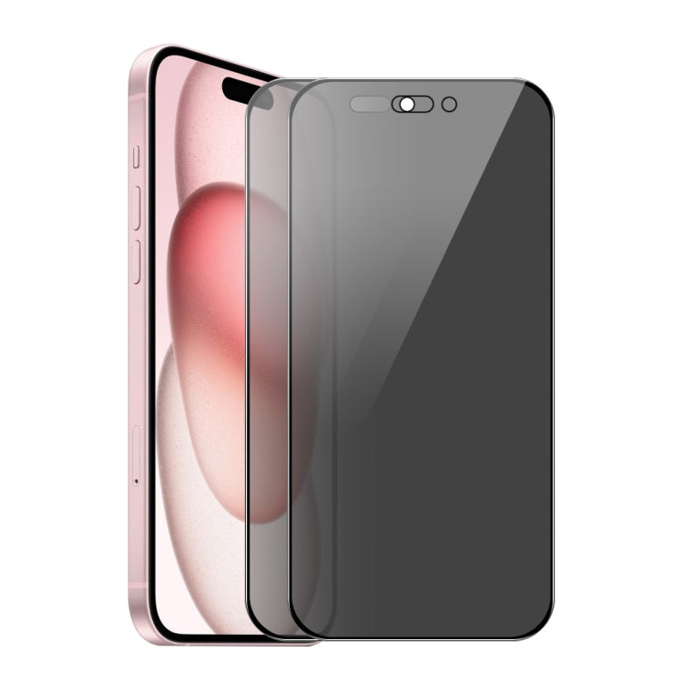 2 uds ENKAY Hat-Prince película de pantalla completa de vidrio templado Anti-peeping de 28 grados, For iPhone 17 Pro Max, For iPhone 17 Pro, For iPhone 17, For iPhone Air, For iPhone 16 Pro Max, For iPhone 16 Pro, For iPhone 16 Plus, For iPhone 16     ...