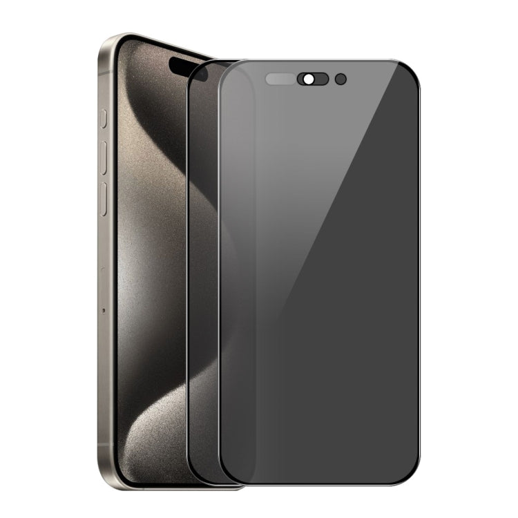 2 uds ENKAY Hat-Prince película de pantalla completa de vidrio templado Anti-peeping de 28 grados, For iPhone 17 Pro Max, For iPhone 17 Pro, For iPhone 17, For iPhone Air, For iPhone 16 Pro Max, For iPhone 16 Pro, For iPhone 16 Plus, For iPhone 16     ...