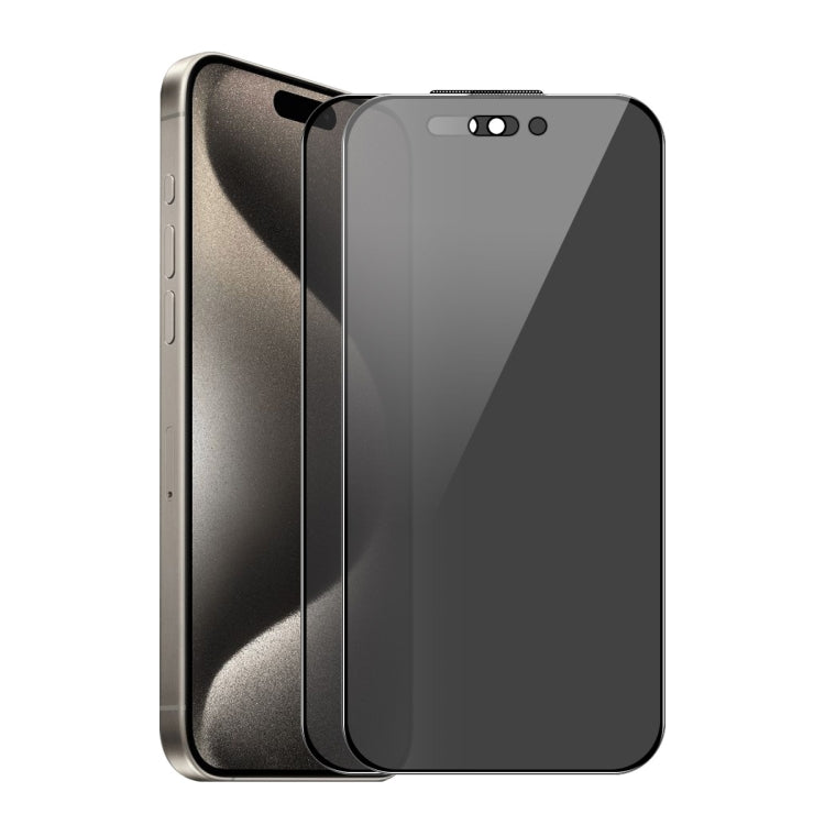 2 uds ENKAY Hat-Prince película de pantalla completa de vidrio templado Anti-peeping de 28 grados, For iPhone 17 Pro Max, For iPhone 17 Pro, For iPhone 17, For iPhone Air, For iPhone 16 Pro Max, For iPhone 16 Pro, For iPhone 16 Plus, For iPhone 16     ...