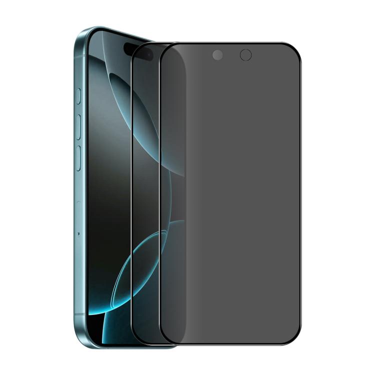 2 uds ENKAY Hat-Prince película de pantalla completa de vidrio templado Anti-peeping de 28 grados, For iPhone 17 Pro Max, For iPhone 17 Pro, For iPhone 17, For iPhone Air, For iPhone 16 Pro Max, For iPhone 16 Pro, For iPhone 16 Plus, For iPhone 16     ...