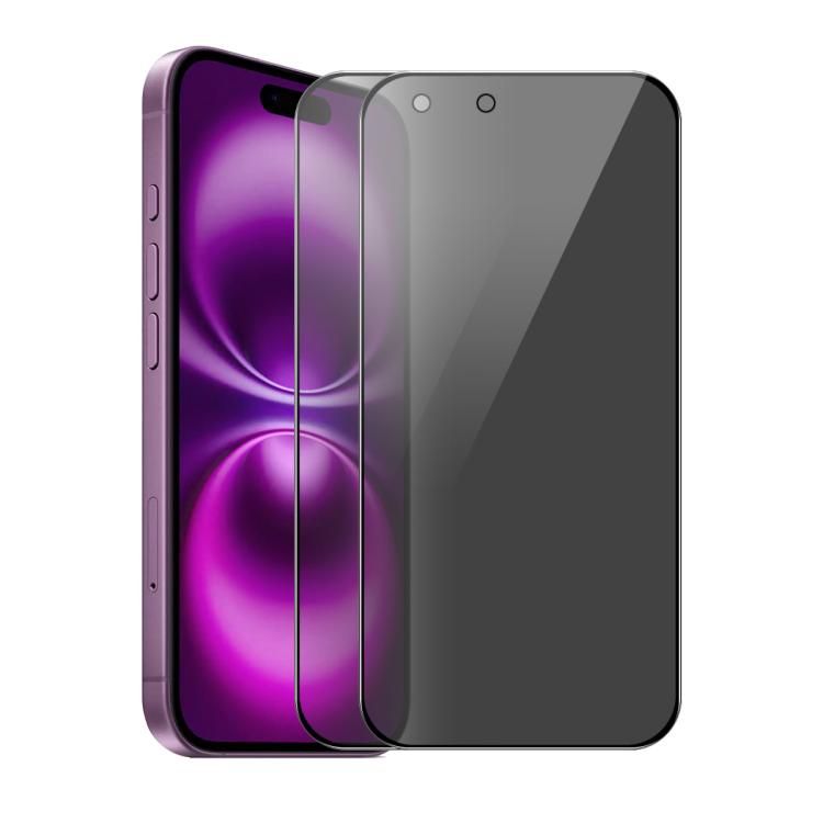 2 uds ENKAY Hat-Prince película de pantalla completa de vidrio templado Anti-peeping de 28 grados, For iPhone 17 Pro Max, For iPhone 17 Pro, For iPhone 17, For iPhone Air, For iPhone 16 Pro Max, For iPhone 16 Pro, For iPhone 16 Plus, For iPhone 16     ...
