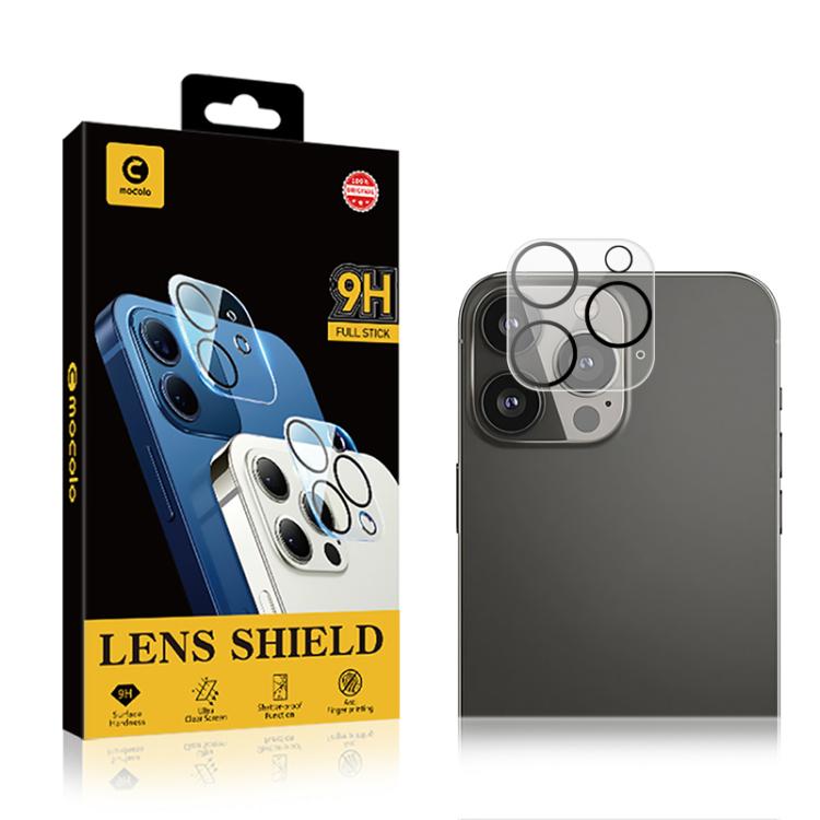 Protector de vidrio templado para lente de cámara mocolo 3D 9H, For iPhone 16 Pro / 16 Pro Max, For iPhone 16 / 16 Plus, For iPhone 15 Pro / 15 Pro Max, For iPhone 15 / 15 Plus, For iPhone 14 / 14 Plus, For iPhone 14 Pro / 14 Pro Max