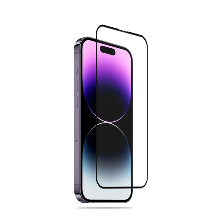 Protector de pantalla de vidrio templado de cubierta completa con pegamento completo 2.5D, For iPhone 15 Pro Max, For iPhone 15 Pro, For iPhone 15 Plus, For iPhone 15