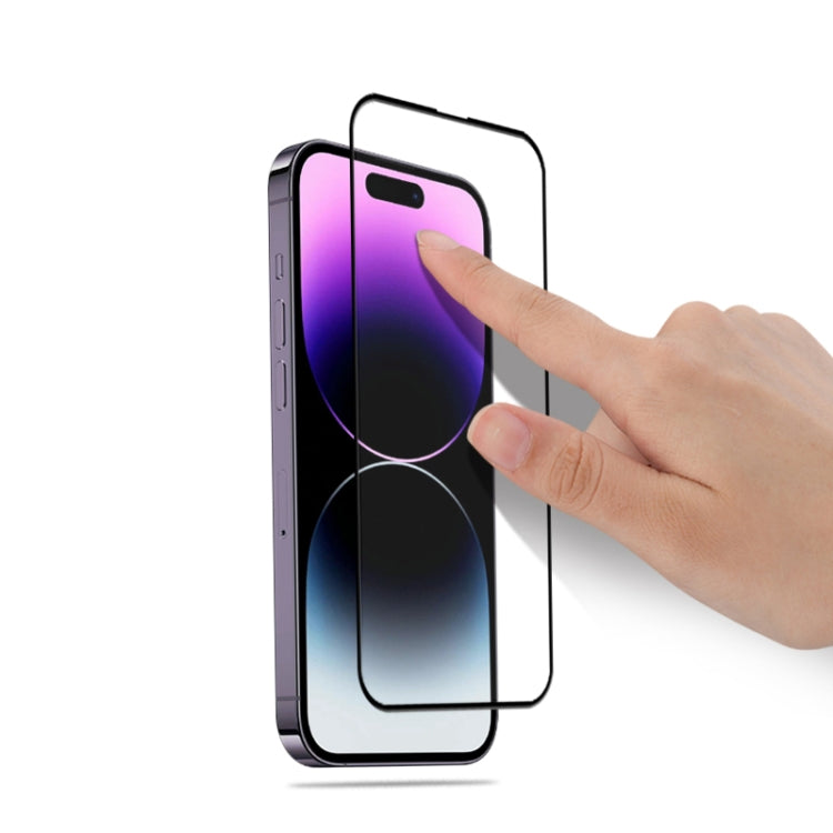 Protector de pantalla de vidrio templado de cubierta completa con pegamento completo 2.5D, For iPhone 15 Pro Max, For iPhone 15 Pro, For iPhone 15 Plus, For iPhone 15
