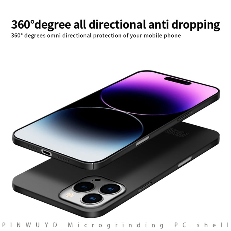 PINWUYO Micro-Frosted PC Estuche rígido ultrafino para teléfono con anillo magnético Magsafe, For iPhone 16 Pro Max, For iPhone 16 Pro, For iPhone 16 Plus, For iPhone 16, For iPhone 15 Pro Max, For iPhone 15 Pro, For iPhone 15 Plus, For iPhone 15