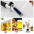 RZ120 Refractómetro genuino cerveza Brix mosto azúcar Alcohol gravedad específica herramienta de mano hidrómetro