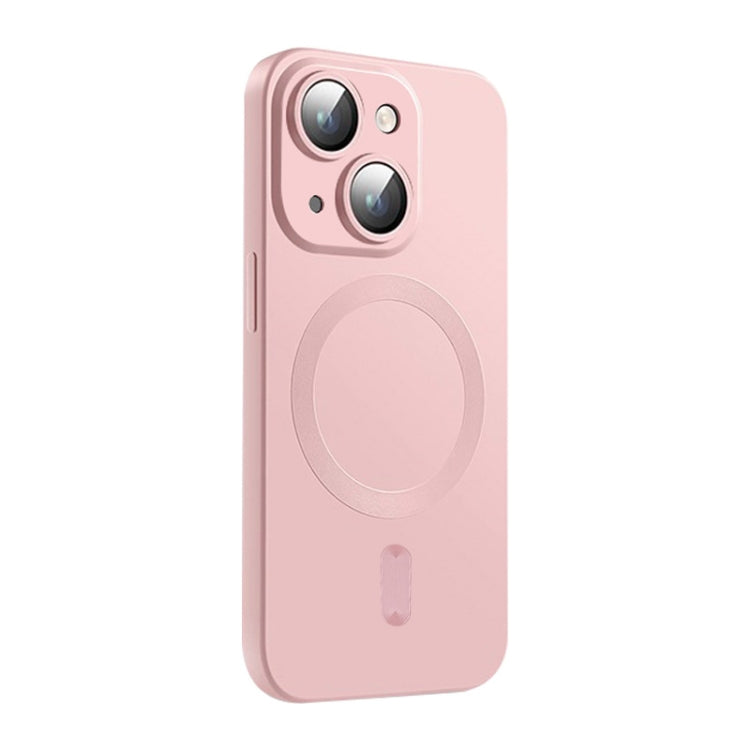 Funda para teléfono ENKAY MagSafe Matte TPU con película para lentes, For iPhone 15 Plus, For iPhone 15, For iPhone 14 Plus, For iPhone 14, For iPhone 14 Pro, For iPhone 14 Pro Max