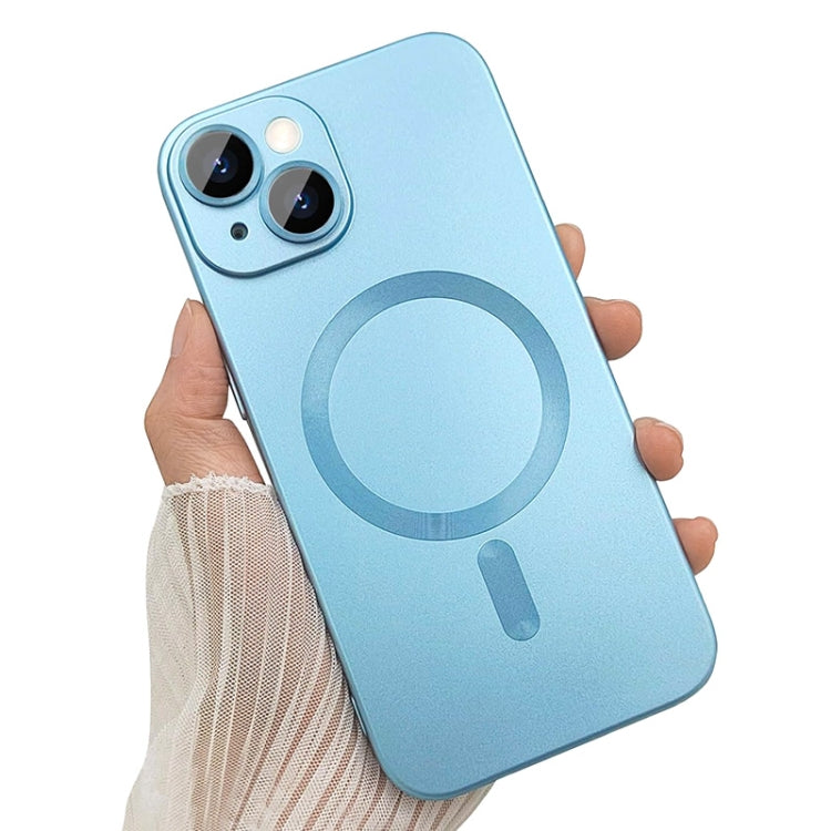 Funda para teléfono ENKAY MagSafe Matte TPU con película para lentes, For iPhone 15 Plus, For iPhone 15, For iPhone 14 Plus, For iPhone 14, For iPhone 14 Pro, For iPhone 14 Pro Max