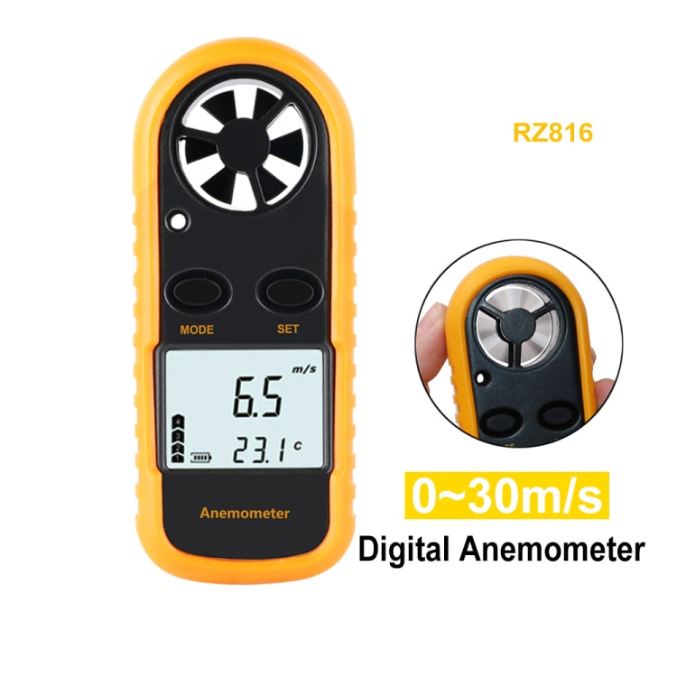 Anemómetro GM816, GM816 (Yellow)