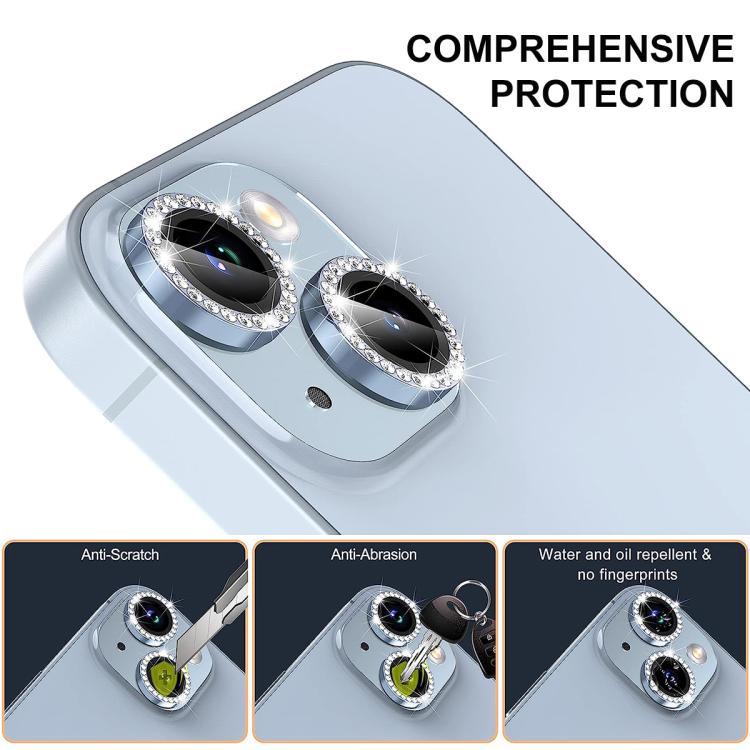 ENKAY AR Antirreflectante Anillo de Diamante Individual Lente de Cámara Vidrio Película Completa, For iPhone 17e / 16e, For iPhone 14 / 14 Plus, For iPhone 14 Pro / 14 Pro Max
