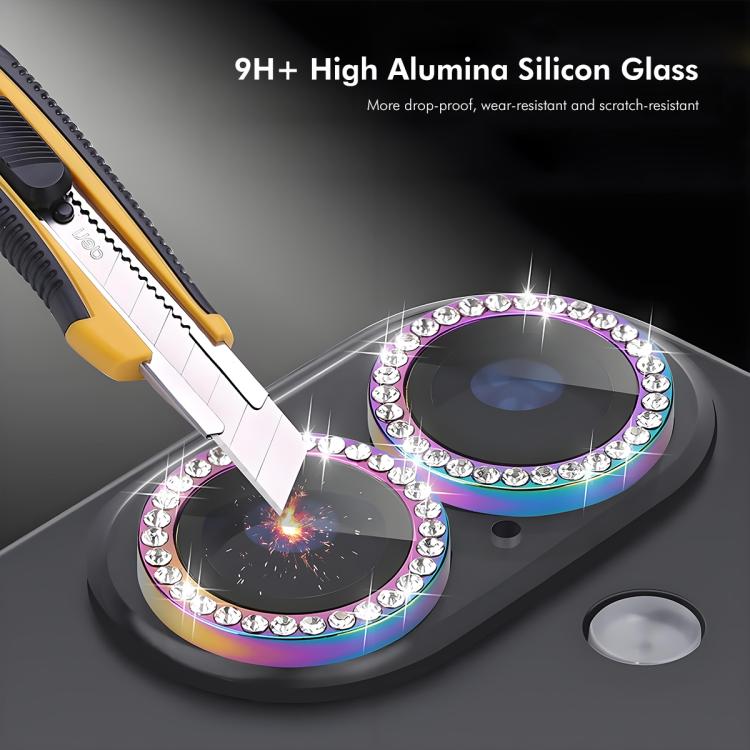 ENKAY AR Antirreflectante Anillo de Diamante Individual Lente de Cámara Vidrio Película Completa, For iPhone Air, For iPhone 13 Pro / 13 Pro Max, For iPhone 13 / 13 mini