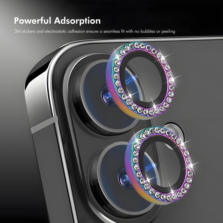 ENKAY AR Antirreflectante Anillo de Diamante Individual Lente de Cámara Vidrio Película Completa, For iPhone Air, For iPhone 13 Pro / 13 Pro Max, For iPhone 13 / 13 mini