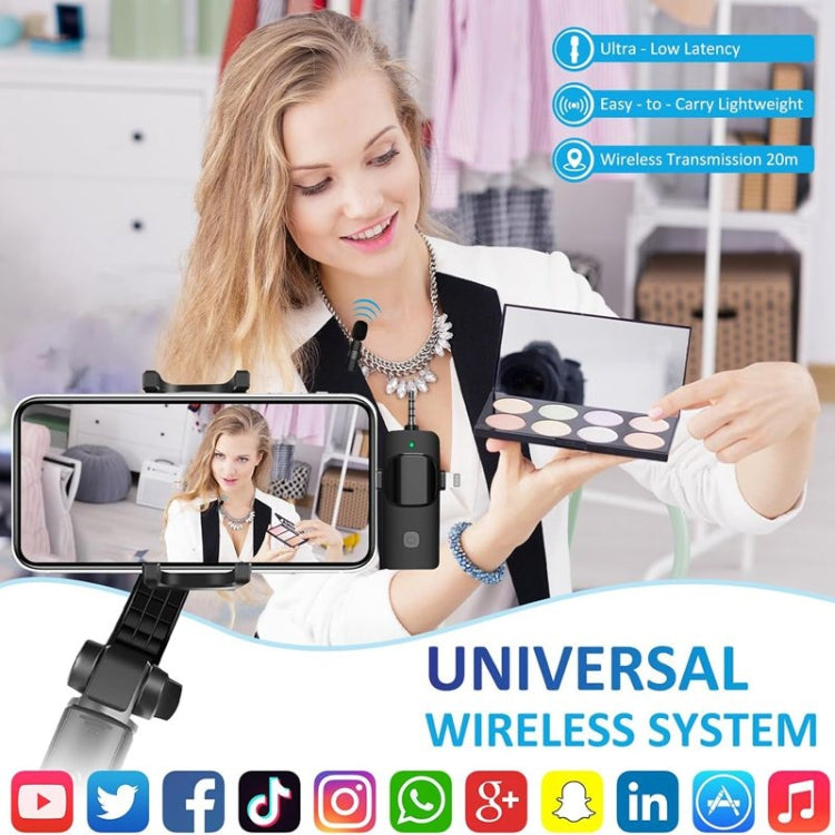Micrófonos Lavalier inalámbricos para iPhone / Android, 2 in 1, 3 in 1