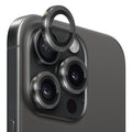 NORTHJO Protector de lente de cámara Vidrio templado CD Vena Anillo de metal Película, For iPhone 15 Pro / 15 Pro Max