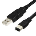JUNSUNMAY Firewire IEEE 1394 Cable convertidor adaptador macho de 6 pines a USB 2.0 macho, 1.8m, 3m, 4.5m