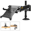 NB H100-FP para mecanismo de resorte de gas de 10-17 pulgadas, brazo de movimiento completo, placa VESA, soporte para ordenador portátil de escritorio, NB H100-FP