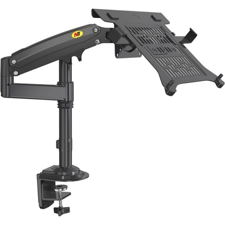 NB H100-FP para mecanismo de resorte de gas de 10-17 pulgadas, brazo de movimiento completo, placa VESA, soporte para ordenador portátil de escritorio, NB H100-FP