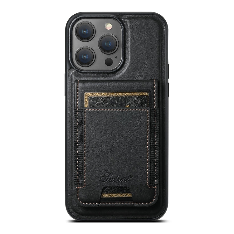 Suteni H17 Oil Eax Funda de cuero para teléfono con billetera desmontable MagSafe, For iPhone 15 Pro Max, For iPhone 15 Pro, For iPhone 15 Plus, For iPhone 15, For iPhone 14 Plus, For iPhone 14, For iPhone 14 Pro, For iPhone 14 Pro Max                 ...