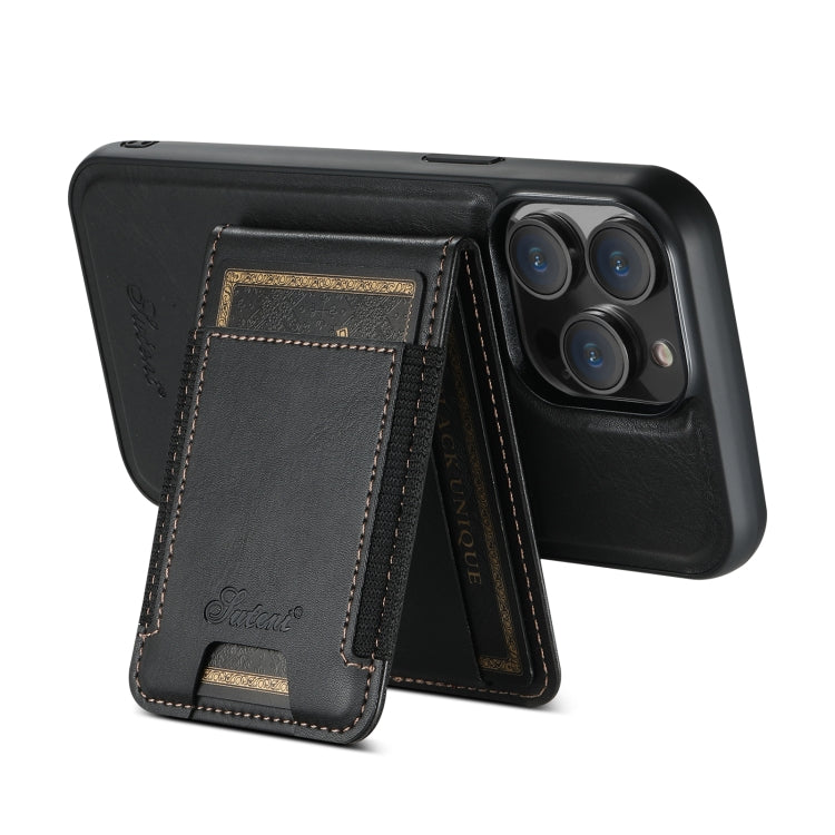 Suteni H17 Oil Eax Funda de cuero para teléfono con billetera desmontable MagSafe, For iPhone 13 Pro, For iPhone 13, For iPhone 12, For iPhone 12 Pro Max, For iPhone 12 Pro
