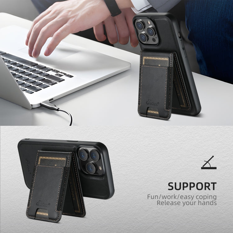 Suteni H17 Oil Eax Funda de cuero para teléfono con billetera desmontable MagSafe, For iPhone 15 Pro Max, For iPhone 15 Pro, For iPhone 15 Plus, For iPhone 15, For iPhone 14 Plus, For iPhone 14, For iPhone 14 Pro, For iPhone 14 Pro Max                 ...