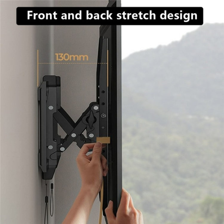 NB DF80-T Soporte de televisión ajustable en ángulo Soporte universal de montaje en pared para TV de 65-90 pulgadas, DF80-T