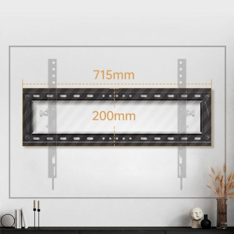 NB DF80-T Soporte de televisión ajustable en ángulo Soporte universal de montaje en pared para TV de 65-90 pulgadas, DF80-T