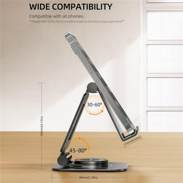 AS007-XS Soporte ajustable para teléfono de escritorio de aleación de aluminio, AS007-XS