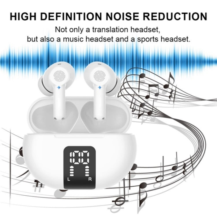 Auriculares inalámbricos Bluetooth M10 con traductor de voz inteligente, auriculares de traducción en varios idiomas, M10