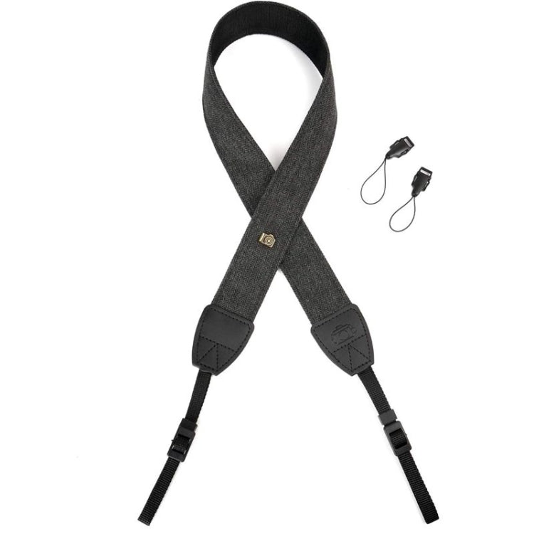 Correa para cámara Correa para hombro y cuello de lona con hebillas de liberación rápida para cámara DSLR / SLR, Canvas Neck Strap