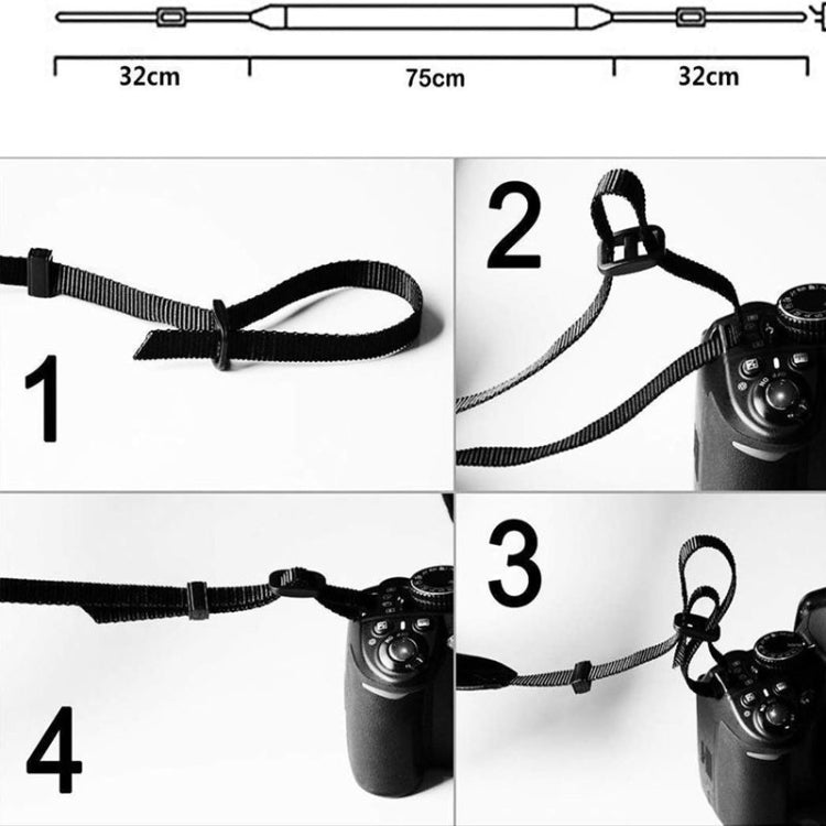 Correa para cámara Correa para hombro y cuello de lona con hebillas de liberación rápida para cámara DSLR / SLR, Canvas Neck Strap