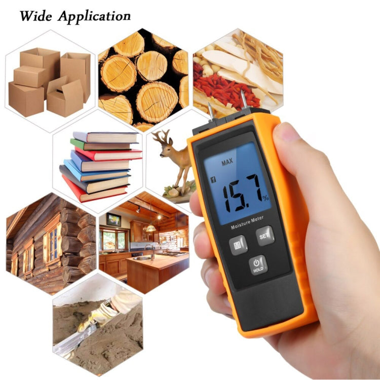Probador digital del medidor de humedad de madera profesional RZ660, RZ660