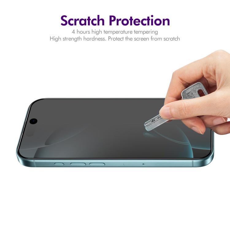 Película de vidrio templado ENKAY Hat-Prince de 28 grados para privacidad y antiespionaje, For iPhone 17 Pro Max, For iPhone 17 Pro, For iPhone 17, For iPhone Air, For iPhone 16 Pro Max, For iPhone 16 Pro, For iPhone 16 Plus, For iPhone 16             ...