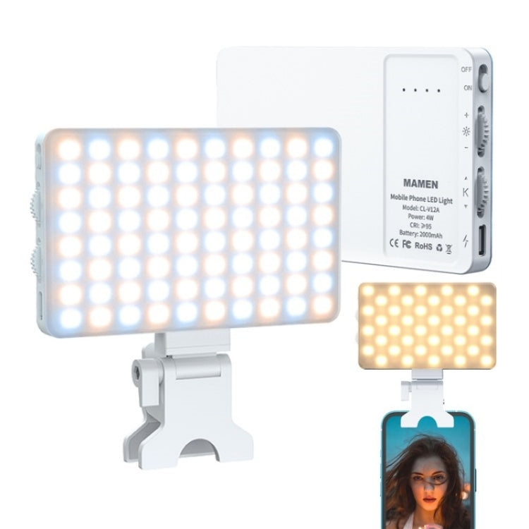 Lámpara de relleno LED para videoconferencia, portátil, para teléfono y computadora portátil V12A, V12A