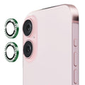 ENKAY AR - Anillo de diamante individual antirreflejo para lente de cámara, película completa de vidrio, For iPhone 16 / 16 Plus