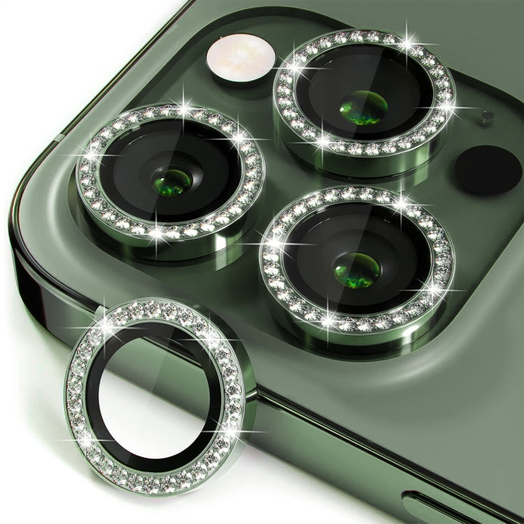 ENKAY AR - Anillo de diamante individual antirreflejo para lente de cámara, película completa de vidrio, For iPhone 16 Pro / 16 Pro Max