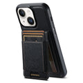 Funda para teléfono con billetera desmontable y cierre MagSafe de cuero de grano cruzado Suteni H17, For iPhone 13 Pro Max, For iPhone 13 Pro, For iPhone 13, For iPhone 12, For iPhone 12 Pro Max, For iPhone 12 Pro
