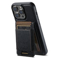 Funda para teléfono con billetera desmontable y cierre MagSafe de cuero de grano cruzado Suteni H17, For iPhone 13 Pro Max, For iPhone 13 Pro, For iPhone 13, For iPhone 12, For iPhone 12 Pro Max, For iPhone 12 Pro