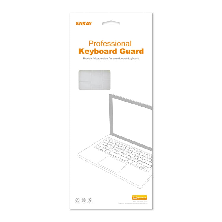 Película protectora de teclado de TPU suave ENKAY versión UE, For MacBook Neo 13 inch 2026 (A18 Pro) A3404 256G, For MacBook Pro 14.2 / 16.2 / Air 13.6 / 15.3