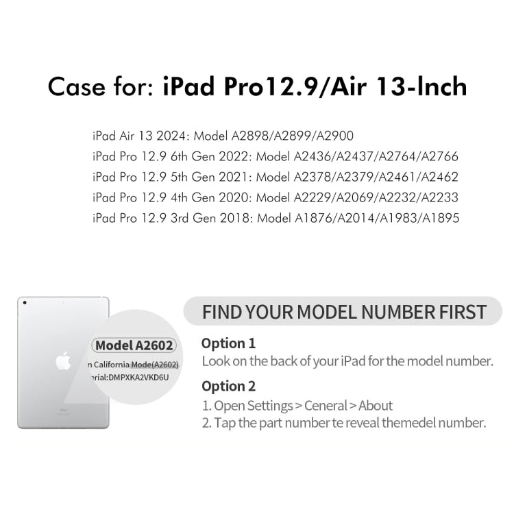 ENKAY - Funda inteligente de cuero TPU con rotación de 360 grados y ranura para bolígrafo para tableta, For iPad Air 13 2026 / 2025 / 2024, For iPad Air 11 2026 / 2025 / 2024, For iPad Pro 13 2025 / 2024, For iPad Pro 11 2025 / 2024                  ...