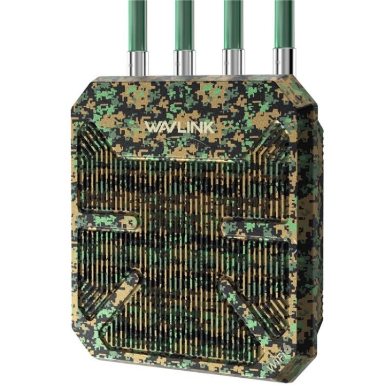 WAVLINK WN573HX1 Router inalámbrico de doble banda WiFi 6 AX1800 Punto de acceso WiFi para exteriores, US Plug, EU Plug, UK Plug, AU Plug