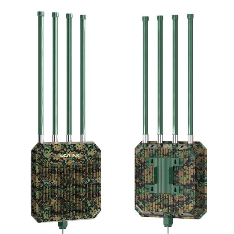 WAVLINK WN573HX1 Router inalámbrico de doble banda WiFi 6 AX1800 Punto de acceso WiFi para exteriores, US Plug, EU Plug, UK Plug, AU Plug