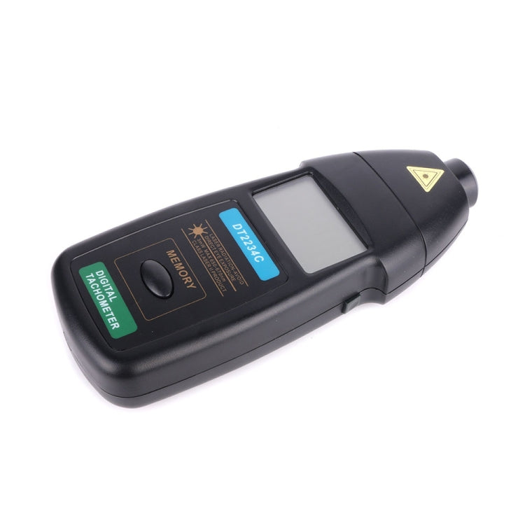 DT2234C Tacómetro láser digital Medidor de RPM sin contacto, DT2234C