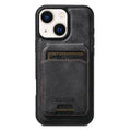 Funda de cuero para teléfono Suteni M5 con tarjetero magnético y MagSafe, For iPhone 13 Pro Max, For iPhone 13 Pro, For iPhone 13, For iPhone 12, For iPhone 12 Pro Max, For iPhone 12 Pro