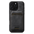 Funda de cuero para teléfono Suteni M5 con tarjetero magnético y MagSafe, For iPhone 13 Pro Max, For iPhone 13 Pro, For iPhone 13, For iPhone 12, For iPhone 12 Pro Max, For iPhone 12 Pro