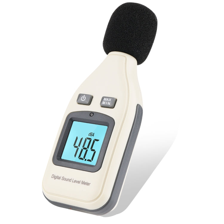 GM1351 30-130dB Medidor de nivel de sonido digital Medidores Probador de ruido en pantalla LCD de decibeles, GM1351