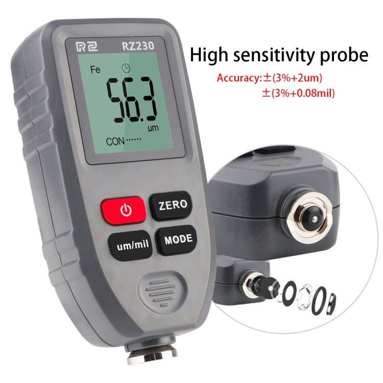 RZ230 Otros instrumentos de medición 0~1300μm Conveniente / Medida / Pro, RZ230
