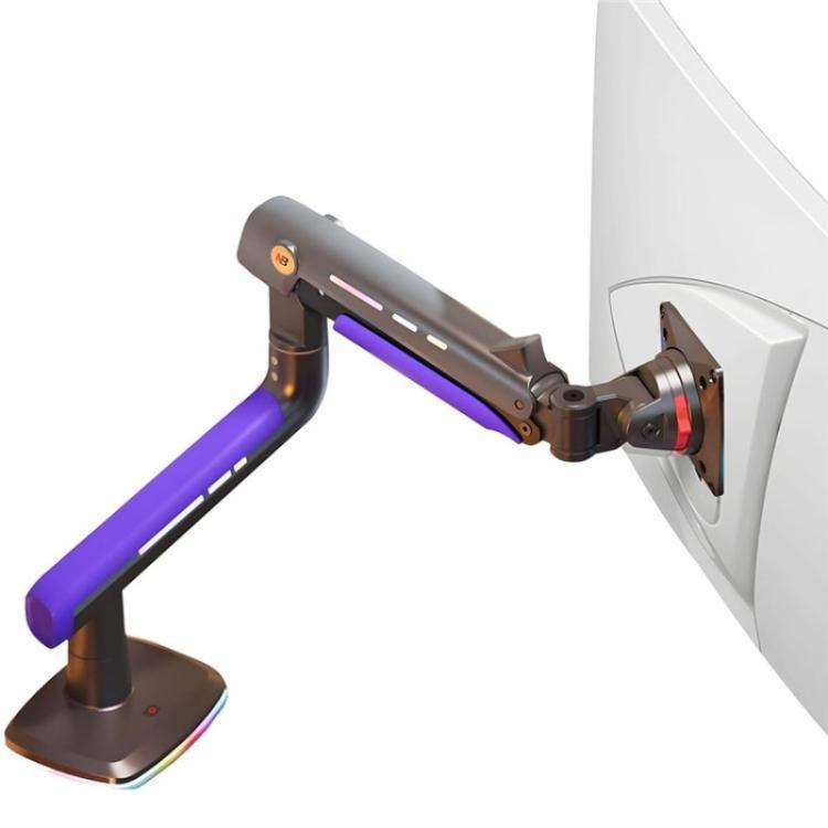 Soporte para monitor de juegos NORTH BAYOU G60 de 32 a 60 pulgadas, plano, ultra ancho y curvo con brazo suspendido., G60
