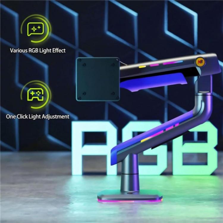 Soporte para monitor de juegos NORTH BAYOU G60 de 32 a 60 pulgadas, plano, ultra ancho y curvo con brazo suspendido., G60